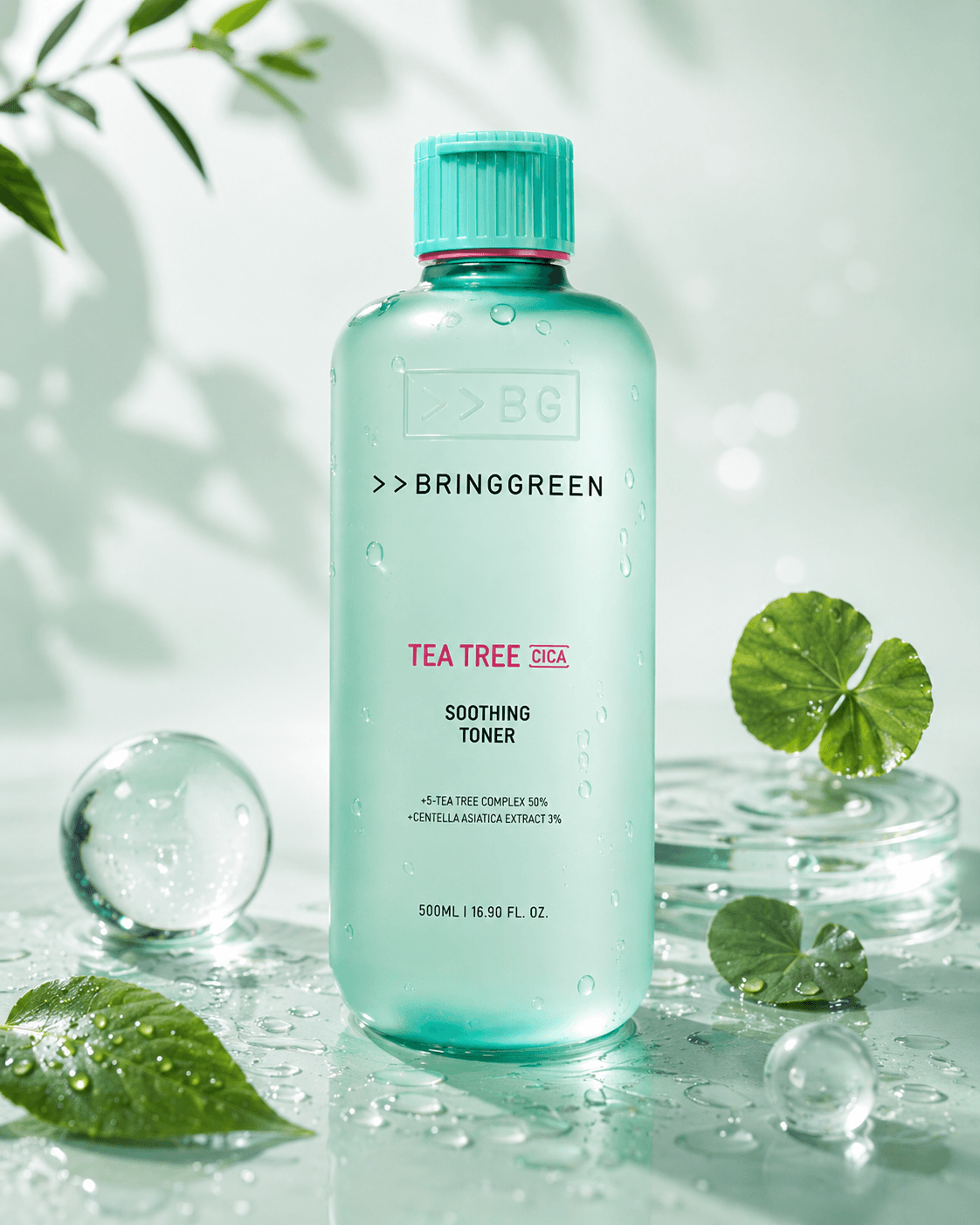 Bring Green Tea Tree Cica Soothing Toner 500ml