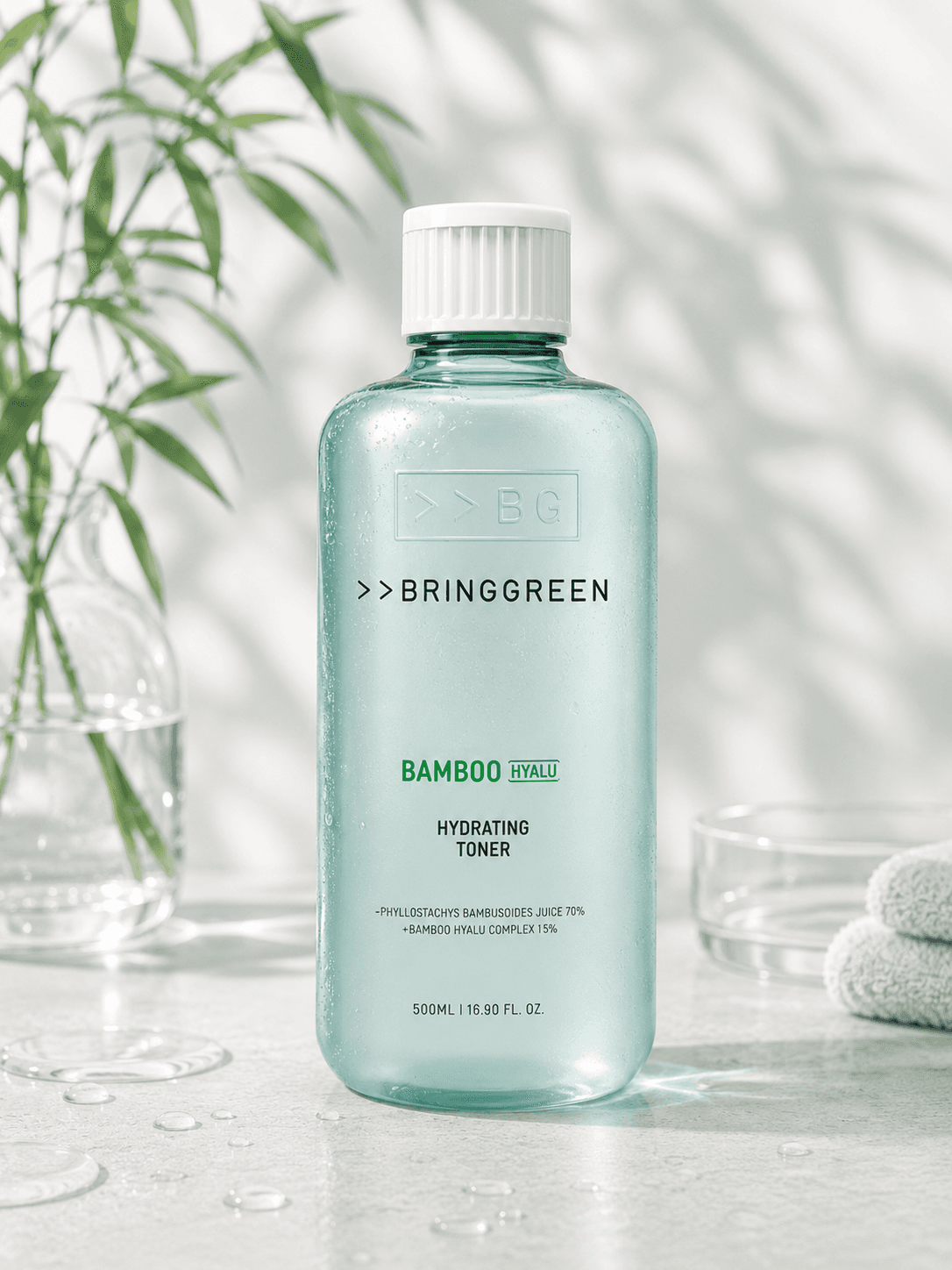 BRINGGREEN Bamboo Hyalu Hydrating Toner 500ml