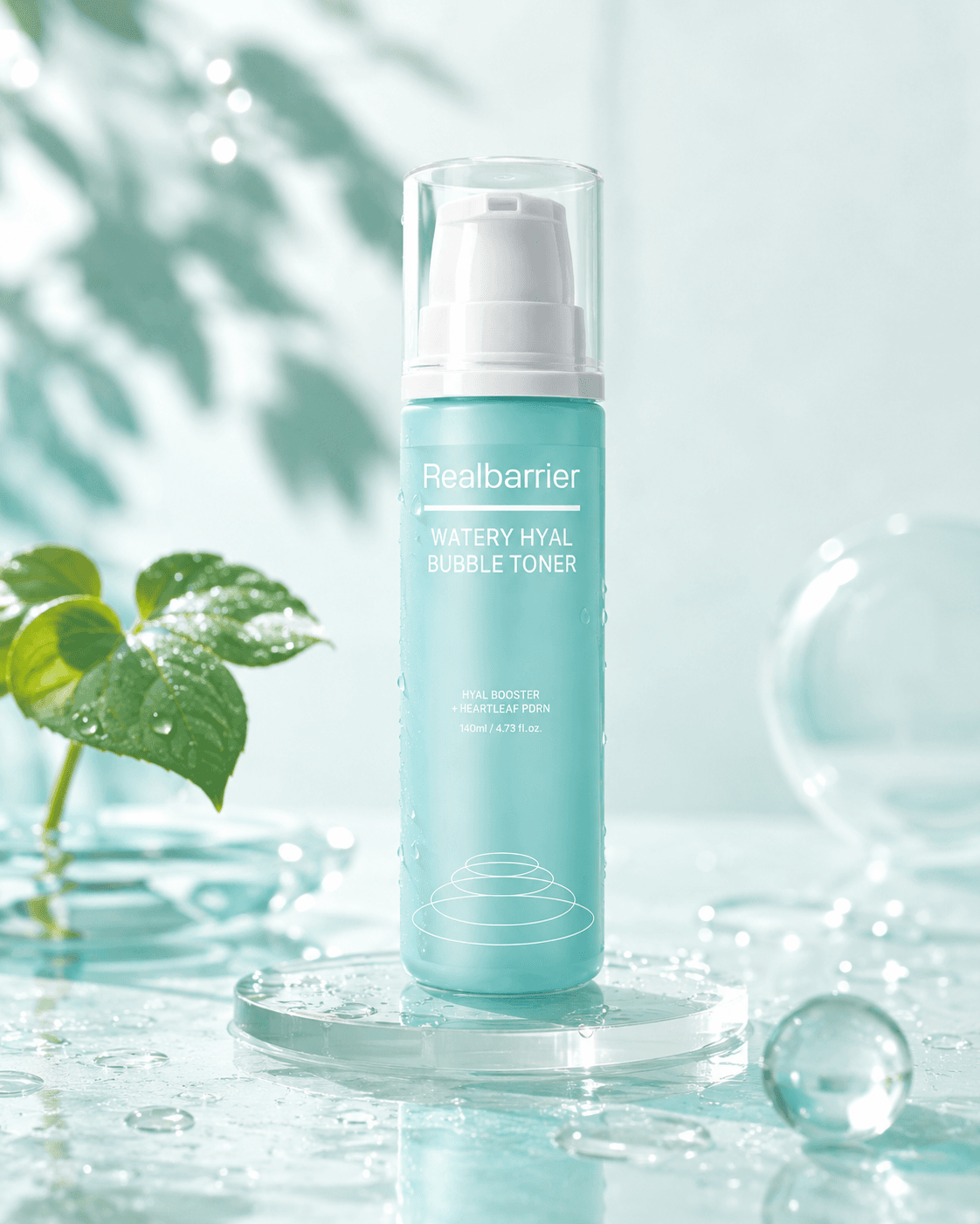 Real Barrier Watery Hyal Bubble Toner 140ml
