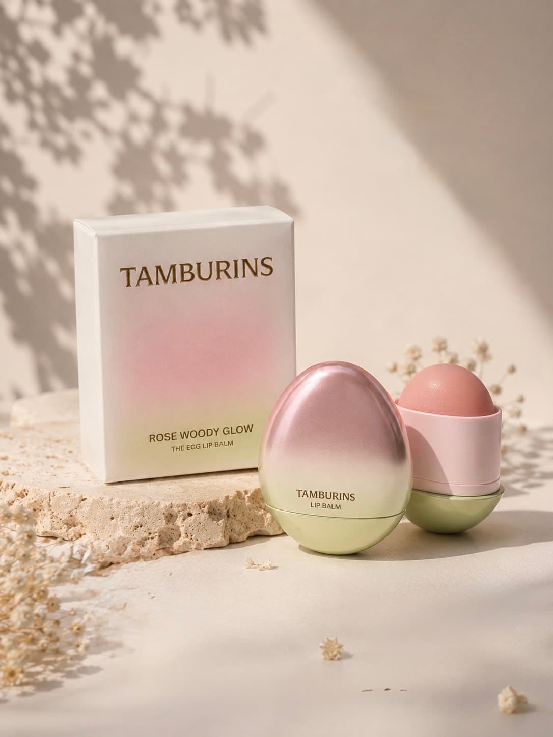 Tamburins Tamburins Rose Woody Glow Lip Balm 5g